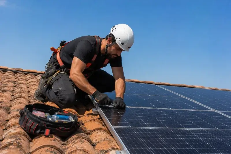 Maintenance et monitoring de panneaux solaires à Saint-Abit