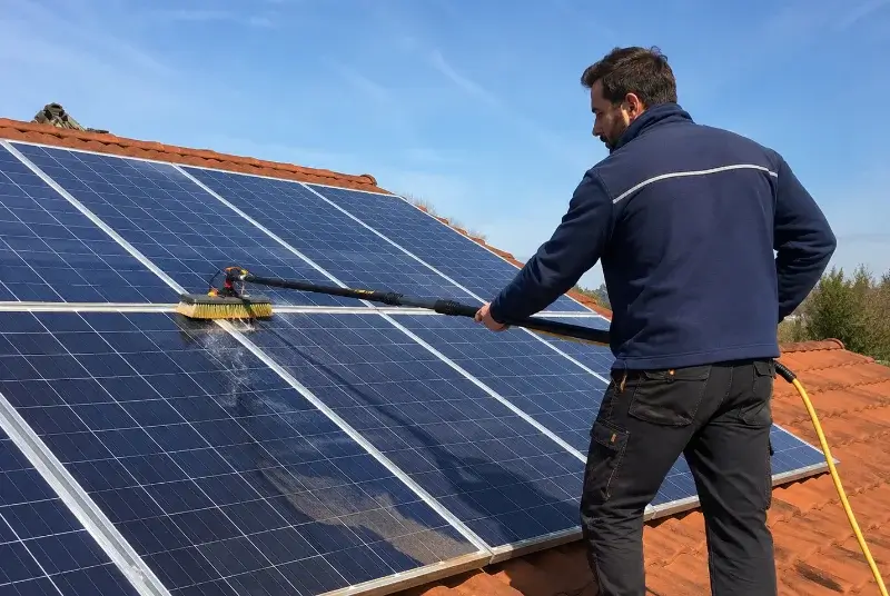 Nettoyage et entretien de panneaux solaires à Saint-Abit